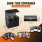 Timovo Mtg Deck Box, Mtg Commander Card Deck Box With Commander Display & Dice Tray Fits 400+ Unsleeved Cards, Leather Magnetic