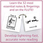Music Flash Cards: Notes, Fingerings, & Music Theory (Flute)