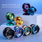 MAGICYOYO V3 Responsive Yoyo Professional Dual Purpose Metal Yoyo for Kids Beginners & mature-themeds  Includes Replacement Bearing  12 Strings  Removal Tool  Axle  & Case (Brown Green)