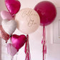 Red Heart Shaped Balloons Pack Of 12,18 Inch White Love Valentine Balloons Pink Heart Romantic Balloons For Valentines Day Propo