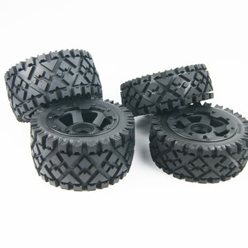 TITRACING Front Rear All Terrain Tire Wheel for 1/5 HPI ROVAN KingMotor KM BAJA 5B SS