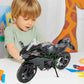 BDTCTK Compatible for 1:9 Kawasaki Ninja H2R Motorcycle DieCast Model, Suspension and Free Roller, Toy Car, Motorcycle Collectio