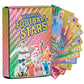 Pn Avan Football Card Set Waterproof Plastic Card Rainbow 55 Card (Rainbow Colour)