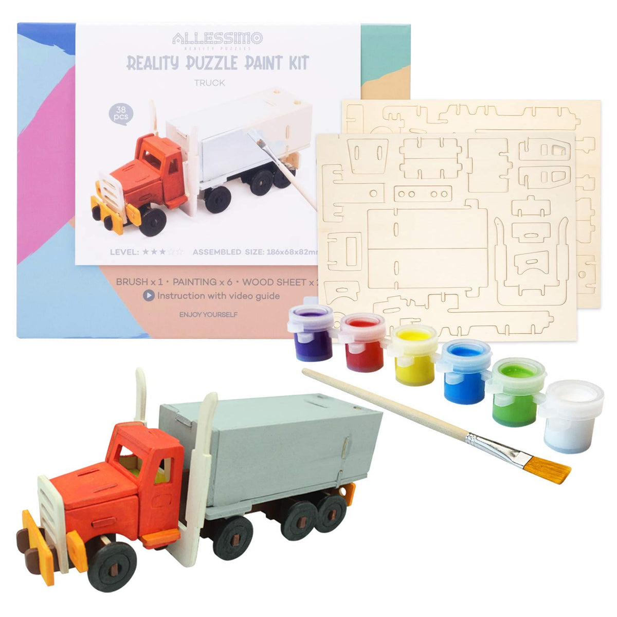3D DIY Truck Puzzle