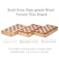 Lingle 15 Inch Travel Wooden Folding Chess Set W/ 3 Inch Kh Chess Pieces- Walnut & Maple Inlay Board Games