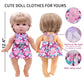 Girl Doll Clothes And Accessories 6 Sets Doll Clothes For 12 Inch Dolls Alive-Baby Doll Clothes Dress Pajamas Lovely Baby Doll Outfits Accessories For Christmas Birthday For Little Girl