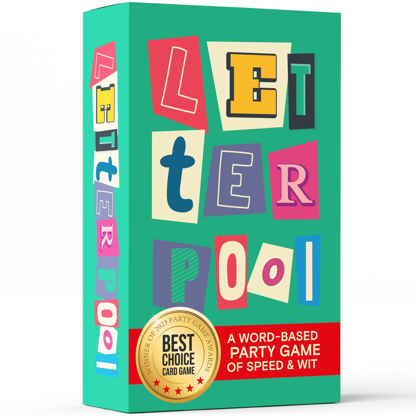 Letterpool: Fast Thinking Word games for mature-themeds and Family - Funny Board games for mature-themeds Party games mature-themed games for Family game Night Board games for Teens mature-themed Board games game Night 2 + Player