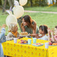 Lenyunge Chicken Birthday Tablecloth Decoration,3Pcs Yellow Chicken Farm Birthday Table Covers Supplies For Chick Theme Birthday