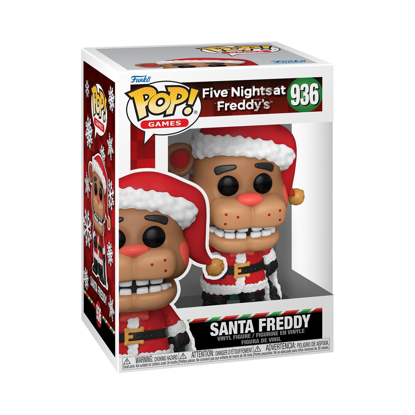 Funko Pop! Games: Five Nights At Freddy'S (Fnaf)- Santa Freddy Fazbear - Collectable Vinyl Figure - Gift Idea - Official Merchandise - For Kids & Adults
