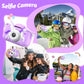 Goopow Kids Selfie Camera Toys For Girls Age 3-9, Digital Video Camera Toy With Protective Cover,Christmas Birthday Festival Gif