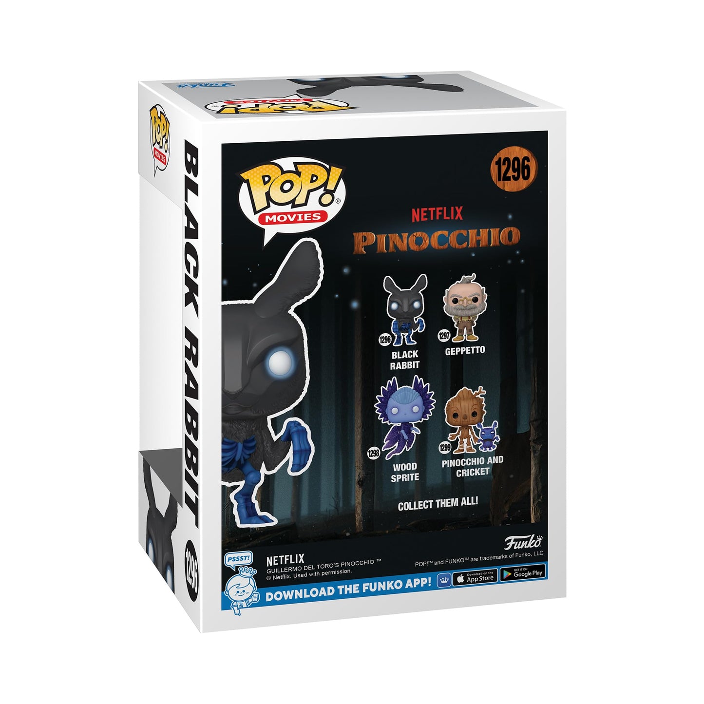 Funko Pop! Movies: Netflix Pinocchio - Black Rabbit