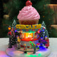 Moments In Time Christmas Village Building, Cupcake Shop With Led Lights And Christmas Music - Battery Operated (Not Included) (