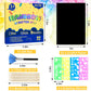 GLCSC 60 Pcs Scratch Art for Kids, Rainbow Scratch Paper, Black Magic Scratch Off Craft Set for 3 4 5 6 7 8 9 10 Years Old Girls