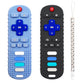 Yapromo Baby Teething Toys 2 Pcs Silicone Teethers Chew Toy Cute Remote Control Shape Teethers Bpa Free