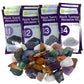 Wirejewelry Brazilian Rock Tumbler Refill Kit - 3 Lbs. Of Brazilian Stone Mix And 2 Batches Of 4 Step Abrasive Grit And Polish