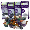 Wirejewelry Brazilian Rock Tumbler Refill Kit - 3 Lbs. Of Brazilian Stone Mix And 2 Batches Of 4 Step Abrasive Grit And Polish