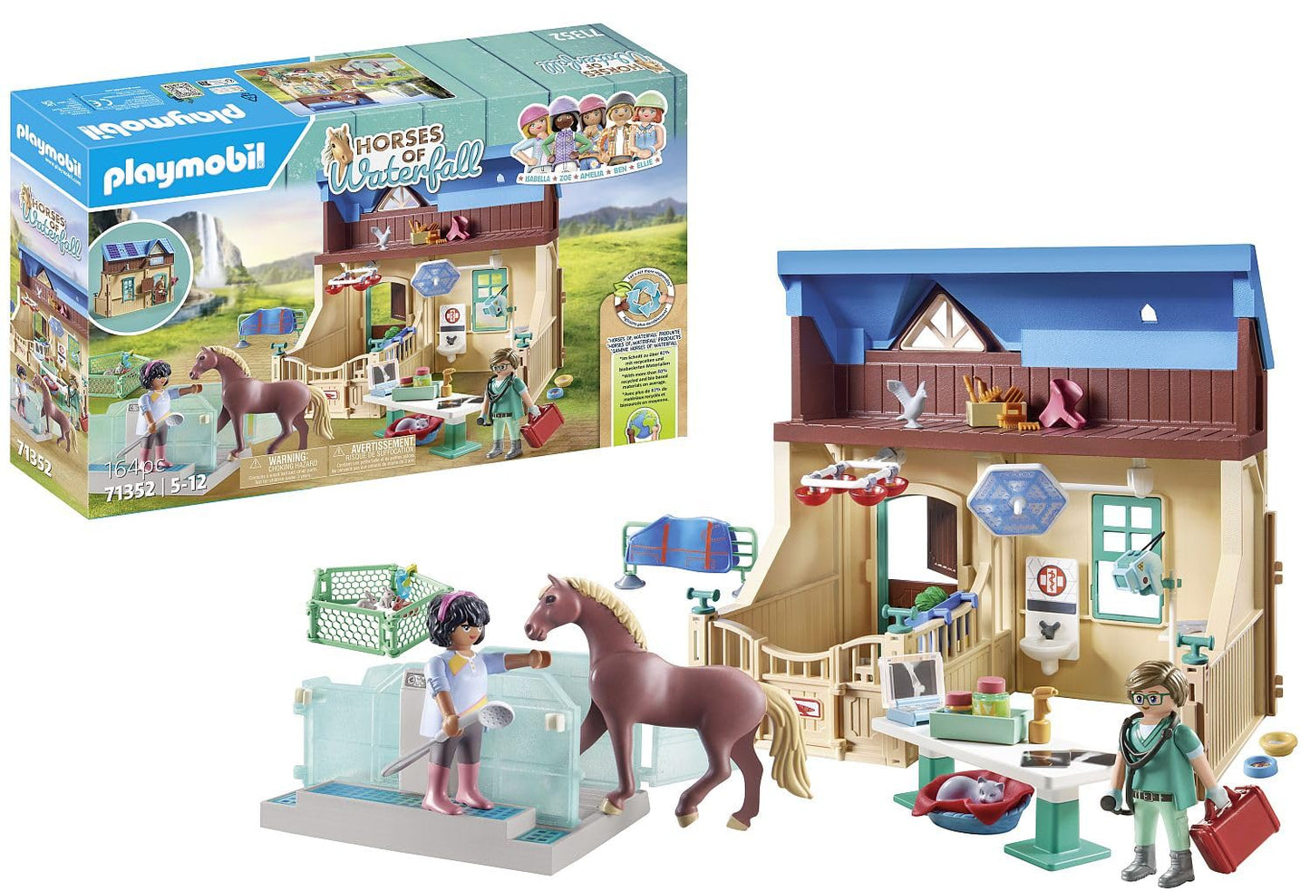 Playmobil Horses Of Waterfall - Riding Therapy And Veterinary Practice