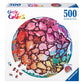 Ravensburger Circle Of Colors: Seashells 500 Piece Jigsaw Puzzle For Adults - 12000823 - Handcrafted Tooling, Made In Germany, Every Piece Fits Together Perfectly