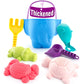 Hahaland Beach Toys For Toddlers 1-3 - Sand Toys For Toddlers 1-3, Baby Bucket Rake Shovel Set, Bath Water Outdoor Toy For Boys