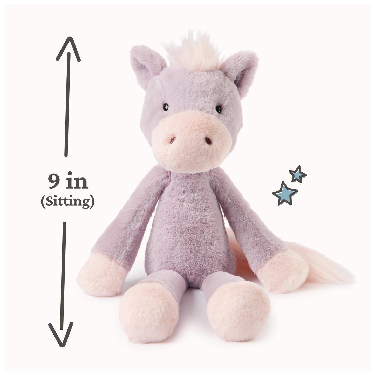 GUND Take-Along Friends Plush, Penni Pony Stuffed Animal, Toy Horse for Ages 1 and Up, Lilac, 15