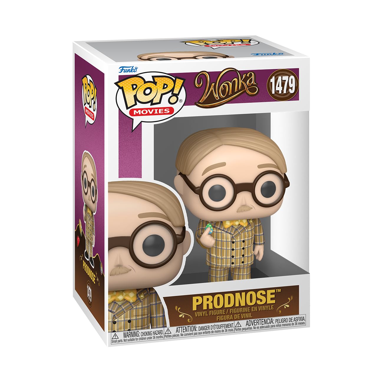 Funko Pop! Movies: Wonka - Prodnose - Willy Wonka - Collectable Vinyl Figure - Gift Idea - Official Merchandise - For Kids & Adults - Movies Fans - Model Figure For Collectors And Display
