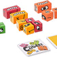Cubeez The Original Wooden Face Changing Magic Cube Game | Expression Puzzle Building Blocks Pattern Matching Board Game | Kids, Teens, Adults, Family Games | Ages 6+ | By Blue Orange Games