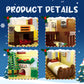 Christmas Holiday House Building Set, Led Diy Christmas Holiday Snow Village, Christmas House Compatible With Lego Gifts For Boy