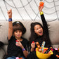 KIMOBER 48PCS Halloween Slap Bracelets,Assorted Snap Wristbands with Pumpkin Witches Ghost Skeleton for Kids Party Favors