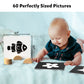 Skillmatics Large Flash Cards For Babies & Infants - High Contrast, Newborn Visual Stimulation & Sensory Development For 0 To 12 Months, 60 Pictures, Gifts, Travel Friendly