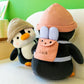 Bsvome 9 Inches Penguin Stuffed Animals Soft Plush Cute Travel With Hat Backpack Doll For Boys Girls