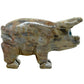 Nelson Creations, Llc 2 Inch Pig Natural Soapstone Hand-Carved Animal Charm Totem Stone Carving Figurine