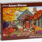 Vermont Christmas Company 1000 Piece Autumn Welcome Jigsaw Puzzle - Copper Material, VC1204 Model