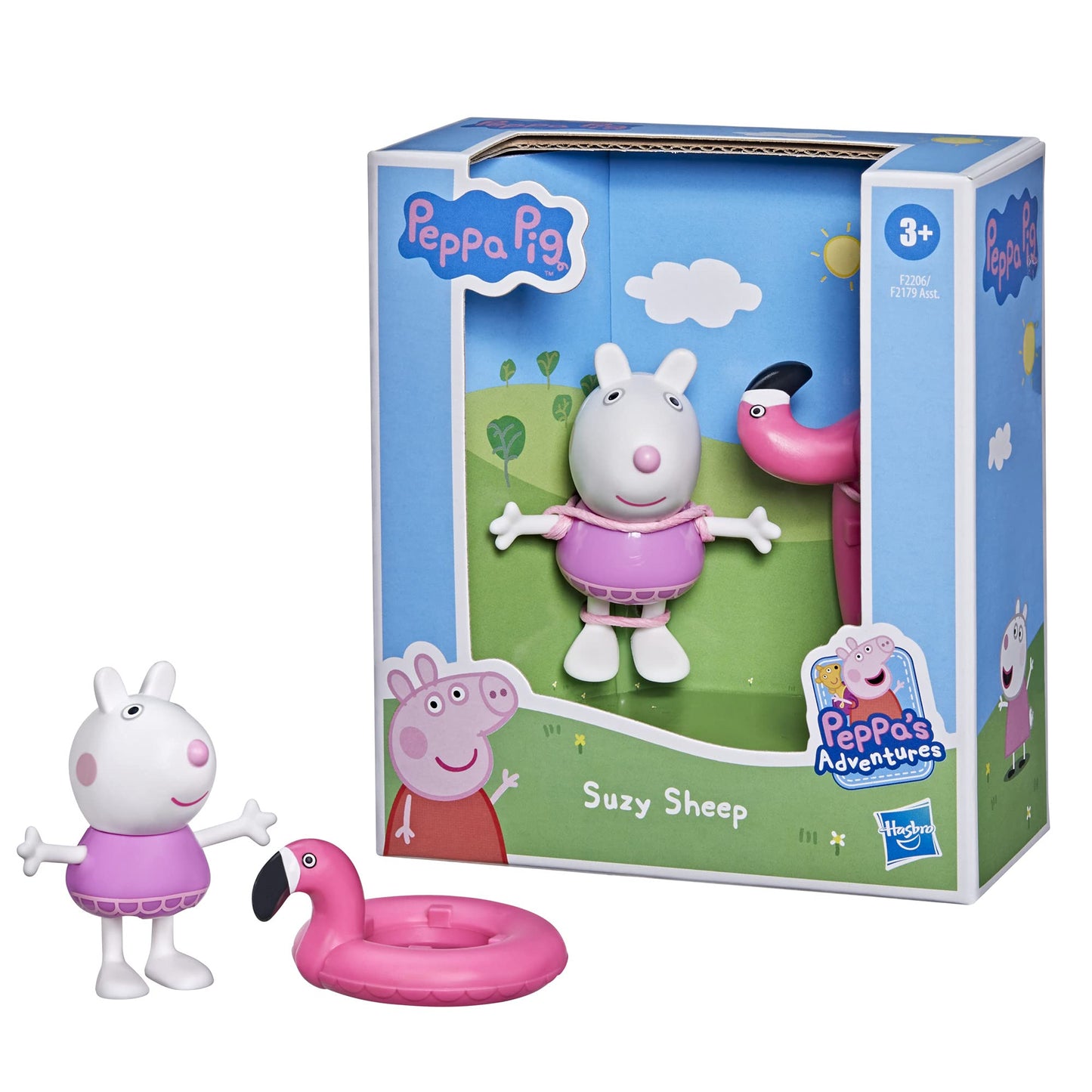 Peppa Pig Peppas Adventures Peppas Fun Friends Preschool Toy, Suzy Sheep Figure, Ages 3 and Up