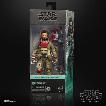 Star Wars The Black Series Baze Malbus 6-Inch-Scale Rogue One: A Story Collectible Action Figure, Toys For Kids Ages 4 And Up