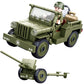 Hhohio World War 2 Landing Craft Building Toys Ww2 Military Vehicle Brick Set, Wwii Army Warship Boat Model Block With 4 Soldier