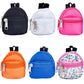 GORGECRAFT 6 Styles Mini Doll Backpack Miniatures House Backpack Doll Zipper School Bags Keys Purse for Dolls Accessories Costume Ornament Photography Props Black White Orange Blue Khaki Gifts