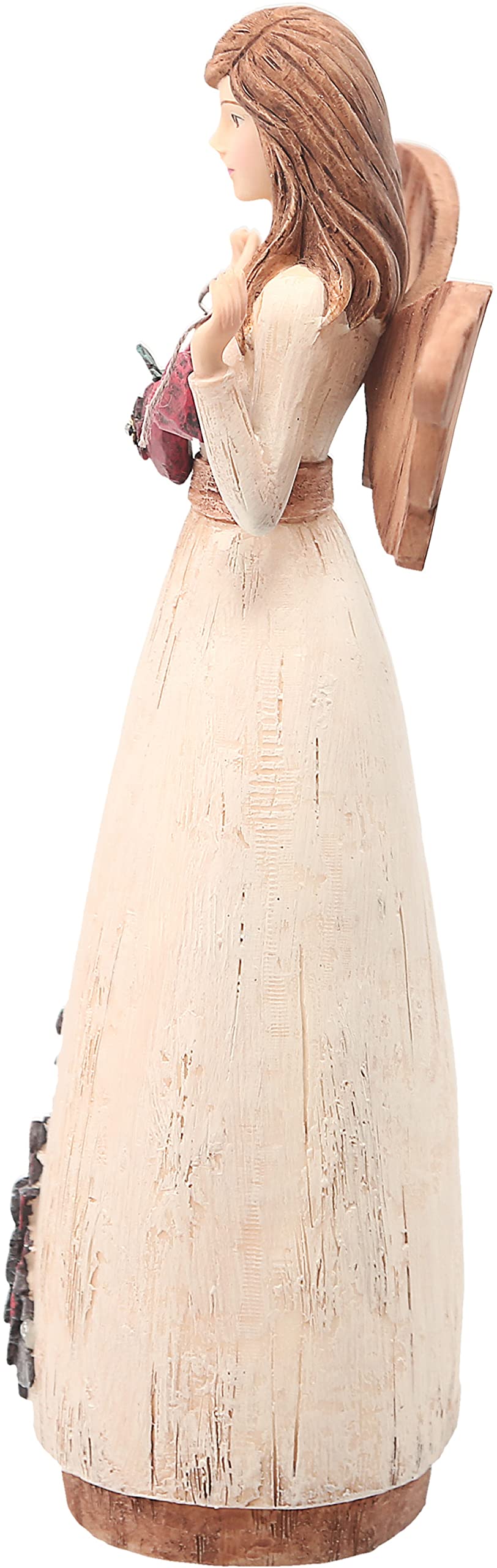 Pavilion Gift Company Simple Spirits 41008 Angel Figurine Holding Hearts  7-1/2-Inch  Love