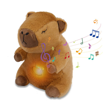 Kophinye Breathing Stuffed Animal Capybara Plush, Soothe Snuggle Capybara Stuffed Animals For Kids Babies, Cute Sleeping Plushie