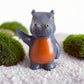 Jxueych Rebellious Hippo Figurine, Miniature Resin Hippo Standing 3.5 Inch, Adorable Mini Hippo - The Cutest Addition To Your De