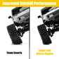 INJORA 1.0 Silicone Rubber Inserts and S5 Rock Terrain Crawler Tires for TRX4M SCX24 1/18 1/24 RC Crawler Car Upgrade