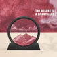 Wai Danie Moving Sand Art Picture Decor, 3D Deep Sea Sandscape Liquid Motion,Round Glass Frame Display Flowing Sand Relaxing Gif