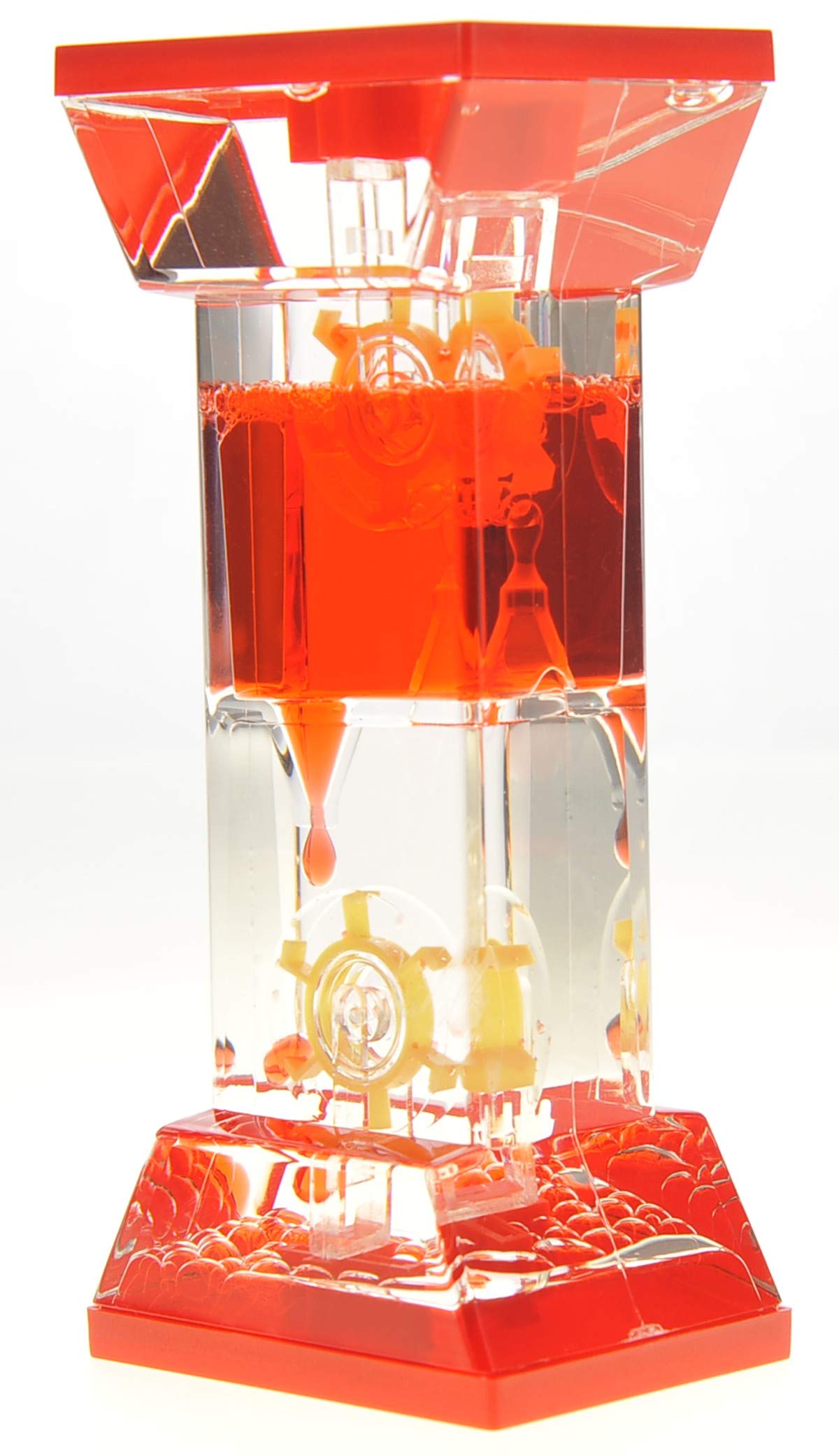 Az Trading & Import Tg02-Red Liquid Motion Bubbler, Multicolor