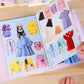 Daniel Axel Magnetic Collecting Book,Paried With Magnetic Paper Doll For Use,Gift For 3+ Year Old Girls Toddler-Only Include Mag