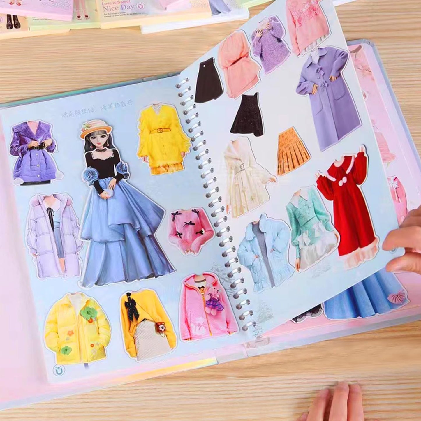 Daniel Axel Magnetic Collecting Book,Paried With Magnetic Paper Doll For Use,Gift For 3+ Year Old Girls Toddler-Only Include Mag