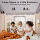 Large Kids Tent With Mat, Star Lights, Tissue Garland, Play Tent Indoor & Outdoor, Kids Play Tent For Girl & Boy Aged 3+, Kids T
