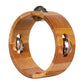 Music People Hand Held Tambourine Drum 6 Inch Metal Jingles Percussion Gift Musical Educational Drum Instrument For Kids Games