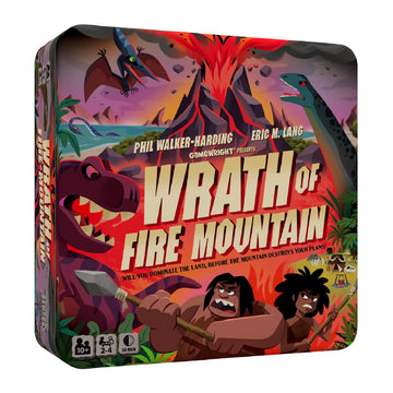 Gamewright Wrath of Fire Mountain Board Game, 6.5x8.5 inches, Cardboard, Multicolor, Ages 10+, 2-4 Players