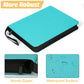 GERMUN 9 Pocket Card Binder  enhanced Zip Trading Card Binder  720 Double Sided Pocket PU Card Collection Binder  Collector Card Album  Card Folder for MTG  TCG  Sports Cards  Game Cards (LAKE BLUE)