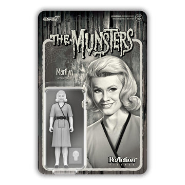 Super7 The Munsters Reaction Wave 3 - Marilyn Munster (Grayscale) Action Figure