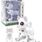 Lexibook - Power Kitty® - Remote Control Robot Cat, Programmable Smart Robot, Light, Sound, White/Pink - Kitty01